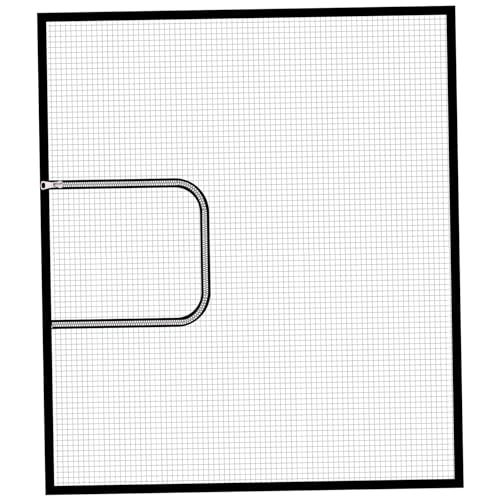 Cat Window Screen Guard 47x47 Zoll Selbstklebendes Aluminiumnetz mit Reißverschluss, waschbarer atmungsaktivem Haustierbildschirm für Fenster, Startseite, Balkon und Wohnmobil Cat Window Screen Guard 47x47 Zoll Selbstklebendes Aluminiumnetz mit Reißverschluss, waschbarer atmungsaktivem Haustierbildschirm für Fenster, Startseite, Balkon und Wohnmobil von BSFDORPOT