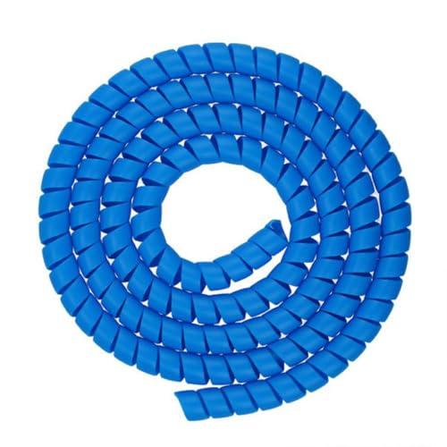 Scooter Bremslinie Spiralrohrschutzabdeckung 1M elektrischer Roller Drahthülle, Kabelschutzverpackung für Bremsleitung, Getriebekabel, Blau Scooter Bremslinie Spiralrohrschutzabdeckung 1M elektrischer Roller Drahthülle, Kabelschutzverpackung für Bremsleitung, Getriebekabel, Blau von BSFDORPOT