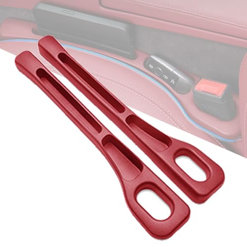 BSFYJXW Autositz Lückenfüller für Audi A5 S5 RS5 B9 B8 B8.5, Aufbewahrungsbox für Autositze, Car Seat Gap Filler, Sitzlückenfüller Stopfen,D/Red von BSFYJXW