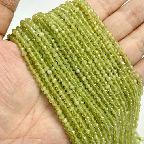 2 3 4 mm 15,5" Kleine winzige grüne natürliche Türkis-Jade-Achat-Quarz-Amazonit-Steinperlen Lose Abstandsperlen Zubehör DIY-Nr. 14 Katzenauge-3,0 mm Ca. 130 Stück von BSGUZ