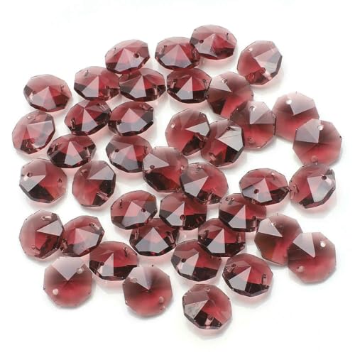 40 Stück 14,0 mm Doppellöcher Facettiertes Glas Lose Abstandshalter Achteckperlen DIY mit Kristallanhänger für Kronleuchter Sonnenfängerherstellung-ZhongZi 40 Stück 14,0 mm Doppellöcher Facettiertes Glas Lose Abstandshalter Achteckperlen DIY mit Kristallanhänger für Kronleuchter Sonnenfängerherstellung-ZhongZi von BSGUZ