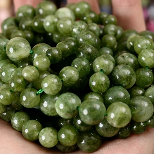 Natursteinperlen, Lava-Jaspis, Tigerauge, Quarz, Achate, runde lose Perlen zur Schmuckherstellung, DIY-Armbandzubehör, 4–12 mm, grüne Jade, ca. 10 mm, 35 Perlen Natursteinperlen, Lava-Jaspis, Tigerauge, Quarz, Achate, runde lose Perlen zur Schmuckherstellung, DIY-Armbandzubehör, 4–12 mm, grüne Jade, ca. 10 mm, 35 Perlen von BSGUZ