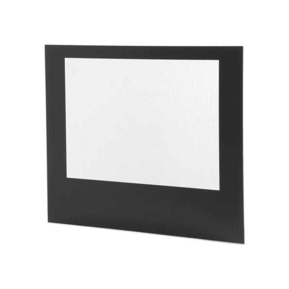 Frontglasscheibe schwarz, komplett geklebt und bedruckt (BD-00776038) von BSH (Bosch-Siemens-Hausgeräte)