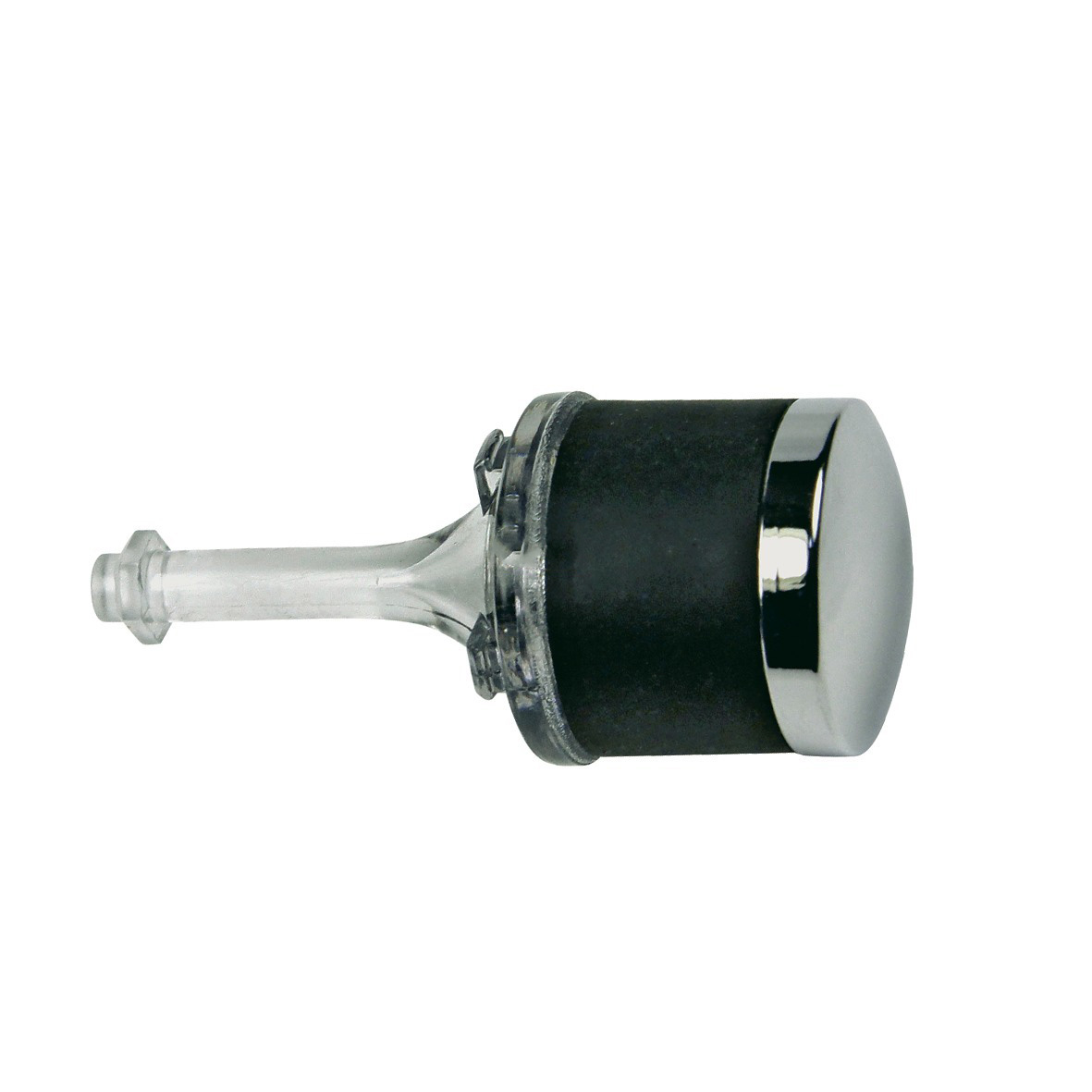 Knebel BSH 00614424 VorwahlDrehgriff silber schwarz für Kaffeemaschine (KD-00614424) von BSH (Bosch-Siemens-Hausgeräte)