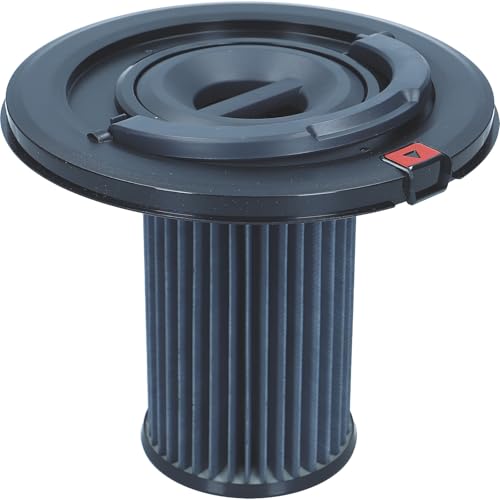 BSH GmbH Hausgeräte Bosch 12017969 Original Filterzylinder Dauerfilterkassette, Zylinder-Hepa-Filter, Staubfilter, Flachfaltenfilterkassette, Zylinderfilter, Plattenfilter, Handgriff, Staubsauger von BSH GmbH Hausgeräte