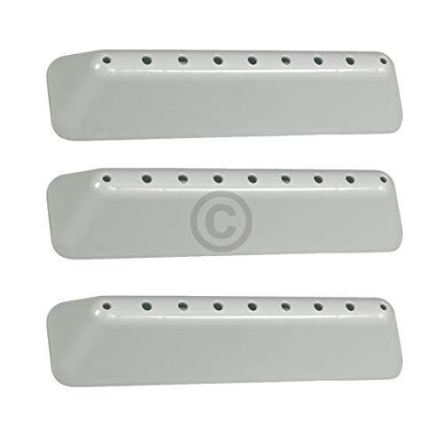 3x Bosch Siemens 669833 00669833 ORIGINAL SET Mitnehmer Trommelrippe Drum Paddle 213x55x43mm 9 Löcher Waschtrommel Waschmaschine auch Balay Constructa Koenic Pitsos Profilo Viva von BSH