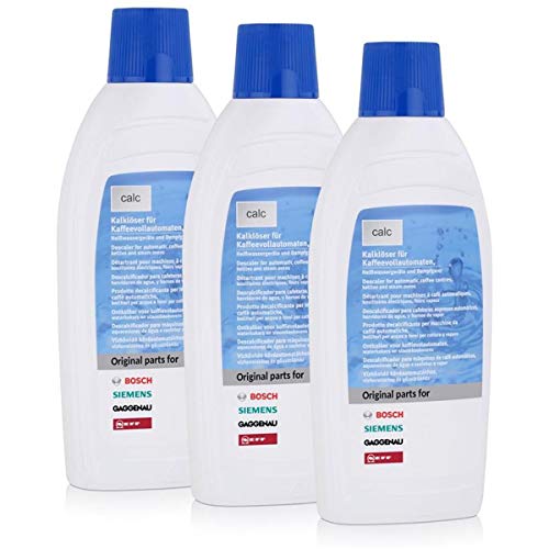 3x Bosch Siemens Entkalker Kalklöser flüssig 500ml Kaffeevollautomaten 3x Bosch Siemens Entkalker Kalklöser flüssig 500ml Kaffeevollautomaten von BSH