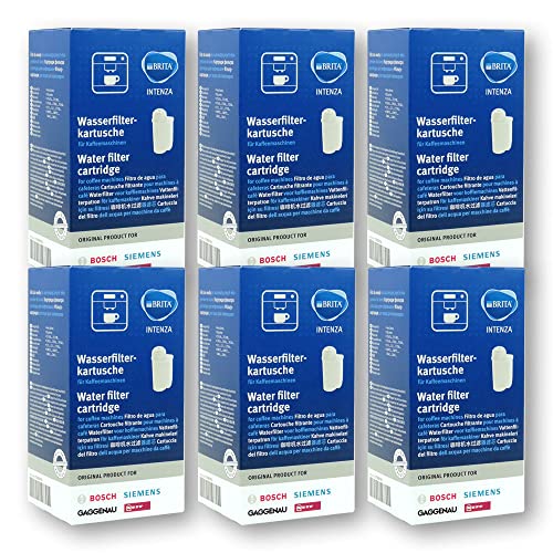 6x Bosch TCZ7003 Wasserfilter Brita Intenza für Kaffeevollautomaten-Baureihen TCA 7, TCC 7, TES 70 von BSH