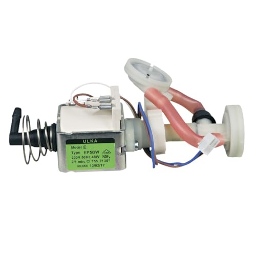 Bosch Siemens 12008608 ORIGINAL Wasserpumpe Elektropumpe Pumpe ULKA 48W 230V mit Pulsationsdämpfer z.T. EQ5 EQ7 VERO Kaffeeautomat Kaffeevollautomat Kaffeemaschine von BSH
