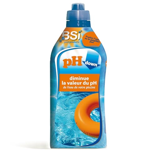 BSI - pH Minus – pH Down Pulver – zur Erhöhung und Stabilisierung des pH-Werts des Wassers – ideal für Pool und Spa – für EIN angenehmes Baden – 1 kg von BSI