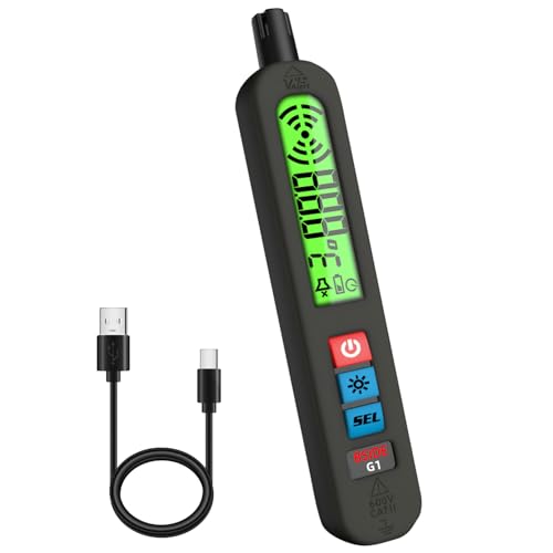 BSIDE Gasmelder Wiederaufladbare Gaslecksuchgerät für Brennbare Gase Gasprüfer Stift mit Großes LCD Visuellem Alarm, Summer und Vibration Multi Gasdetektor für Flüssiggas Erdgas Propan Haus Wohnwagen BSIDE Gasmelder Wiederaufladbare Gaslecksuchgerät für Brennbare Gase Gasprüfer Stift mit Großes LCD Visuellem Alarm, Summer und Vibration Multi Gasdetektor für Flüssiggas Erdgas Propan Haus Wohnwagen von BSIDE