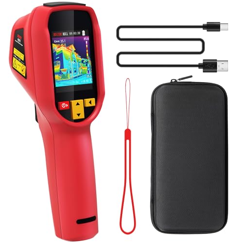 BSIDE HX1 Wärmebildkamera Hochauflösende 240 x 240 Handheld Infrared Thermal Imaging Camera mit 25Hz Bildwiederholrate 15 Farbpaletten -4°F -1022°F 50°FOV für Hauswände Leckortung KFZ Elektronik von BSIDE