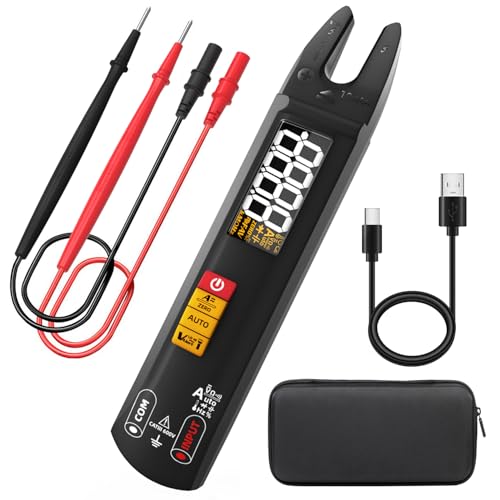 BSIDE U1 Digital Multimeter mit Offene Stromzange AC DC Wiederaufladbar Großes Display Automatisches Messzange Multimeter Klein Mini für Strom Spannung Ohm Durchgang, NCV Hz Diode Kapazitätsmessung BSIDE U1 Digital Multimeter mit Offene Stromzange AC DC Wiederaufladbar Großes Display Automatisches Messzange Multimeter Klein Mini für Strom Spannung Ohm Durchgang, NCV Hz Diode Kapazitätsmessung von BSIDE