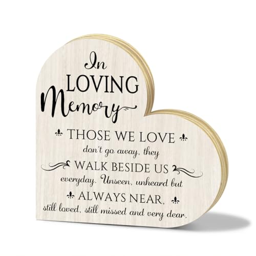 DL246 "Sympathy Gifts for Loss of Loved One Desk Decor Heart Keepsake In Memory of Mom Dad Wife Husband Funeral Remembrance Trauer Beileid Trauer Geschenk Feier des Lebens Dekorationen Holzschild DL246 "Sympathy Gifts for Loss of Loved One Desk Decor Heart Keepsake In Memory of Mom Dad Wife Husband Funeral Remembrance Trauer Beileid Trauer Geschenk Feier des Lebens Dekorationen Holzschild von BSIKAIK