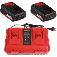 2 Stück 3,0 Ah Ersatzakkus und Ladegerät von Einhell für X-Change 18 v Akku 3,0 Ah mit intelligenter Kontrollleuchte und 6 Sicherheitssystemen, 2 Stück 3,0 Ah Ersatzakkus und Ladegerät von Einhell für X-Change 18 v Akku 3,0 Ah mit intelligenter Kontrollleuchte und 6 Sicherheitssystemen, von BSIOFF