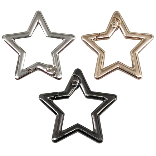 BSITSSS 15 Stück Stern Schlüsselanhanger BSITSSS 15 Stück Stern Schlüsselanhanger von BSITSSS