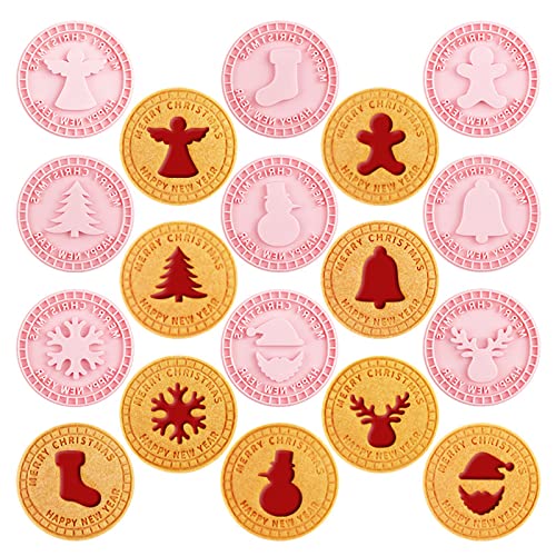 BSITSSS 9 Stück Ausstechformen Weihnachten, Keksausstecher Weihnachten, Plätzchen Ausstecher Weihnachten weihnachtsausstecher Kinder, Ausstecher Backset Plätzchenausstecher Cookie Cutter für Kinder(A) von BSITSSS