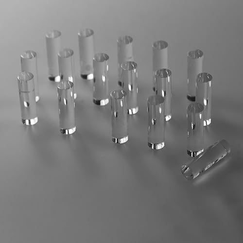 10 Stück Acrylstäbe Lichtleiterstäbe Miniaturwürfel Zylinder Schmuckdisplayblöcke für DIY-Bastelarbeiten runde Streifenstäbe-10x20mm 10 Stück Acrylstäbe Lichtleiterstäbe Miniaturwürfel Zylinder Schmuckdisplayblöcke für DIY-Bastelarbeiten runde Streifenstäbe-10x20mm von BSKJMMP
