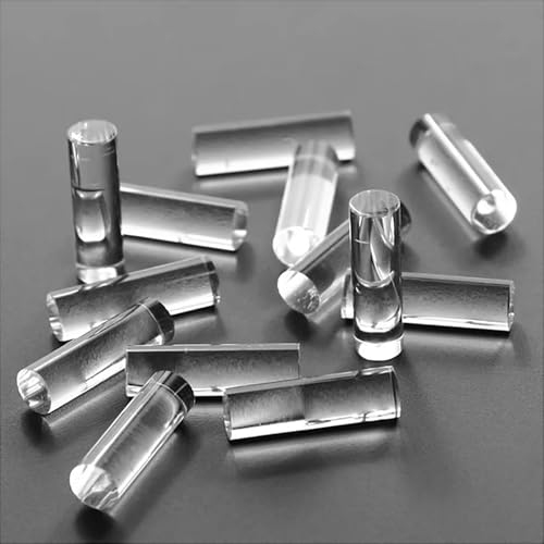 10 Stück hohe transparente Acrylzylinder 10–30 mm lang Schmuckständer Würfelständer Dekorationszubehör-8x15mm von BSKJMMP