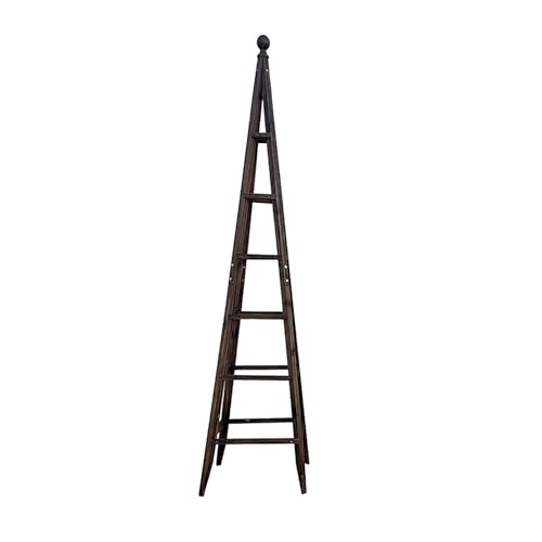 119,9 cm Holz Rosenstrauch Spalier Garten Obelisk für Kletterpflanzen Outdoor Indoor Langlebig Platzsparend für Hochzeitszeremonie Dekoration Einfache Montage von BSKJMMP