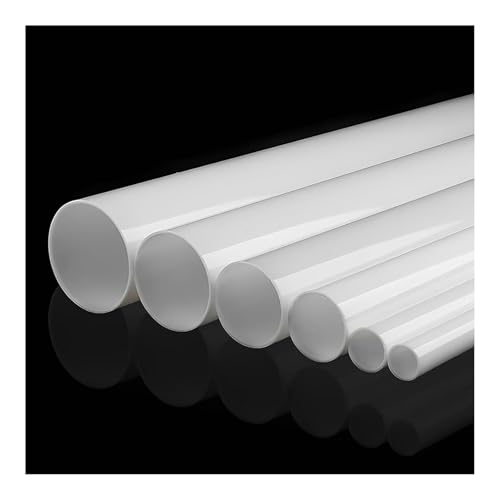 Acrylröhren, Kunststoffrohr, rund, 500 mm, für Beleuchtung, Lampen und Bastelarbeiten (16 mm), 2 Stück von BSKJMMP