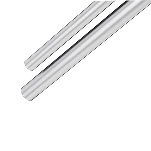 Aluminiumrohr, 6061, gerade, industrielle Metallrohre, Außendurchmesser, 8 mm, 500 mm Länge, 2 Stück, für Heimwerker-Industrie, Dekoration (8 mm x 1,5 mm) von BSKJMMP