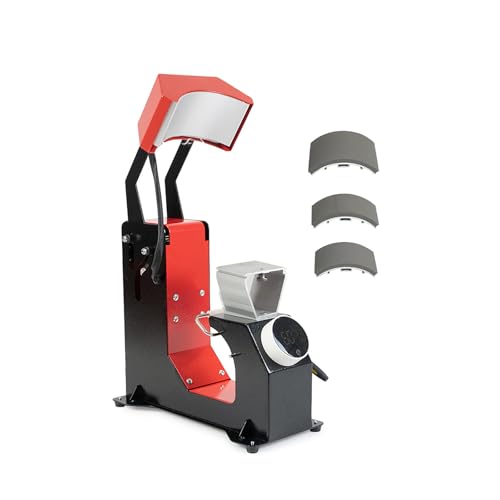 Automatische Hutpressmaschine für Kappen, 3-in-1-Druckknopf, industrieller digitaler Drucker, Wärmeübertragung mit 3 austauschbaren Platten (13,7 x 9,9 cm, 13,7 x 13,7 cm, 13,7 x 13,7 cm von BSKJMMP