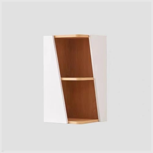 BSKJMMP Büro Eckregal L-förmig Offene Wand Ecke Bücherregal Klein Lagerregal Pflanzenständer Holz Schmal für Wohnzimmer Home Office (B) von BSKJMMP