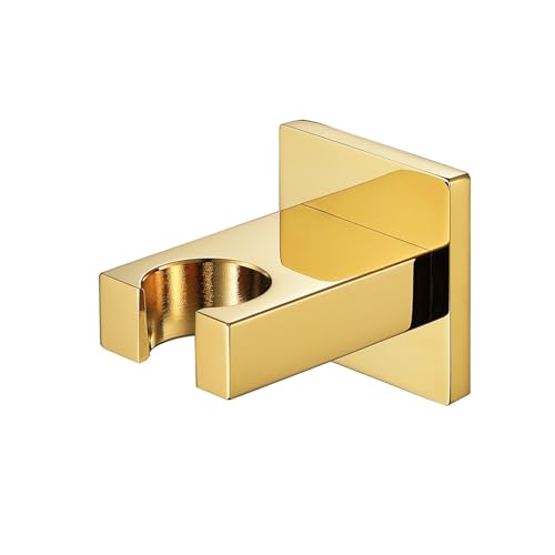 BSKJMMP Duschkopfhalter, Handbrause, Wandhalterung, verstellbar, mehrfarbig, für jeden Raum, universelle Duschkomponenten (Gold) von BSKJMMP