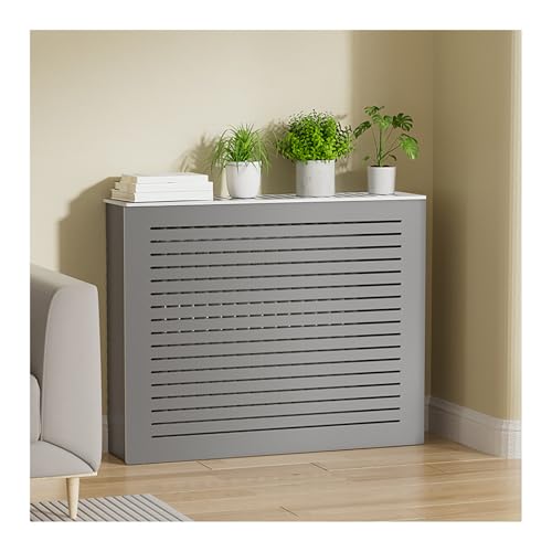 BSKJMMP Heizkörperabdeckung für Zuhause, vertikaler Lamellengrill, Schrank, Regal, Rohrventil, Sichtschutzbarriere für Flur, Sanitär, elektrische Kabel, Verkabelung von BSKJMMP