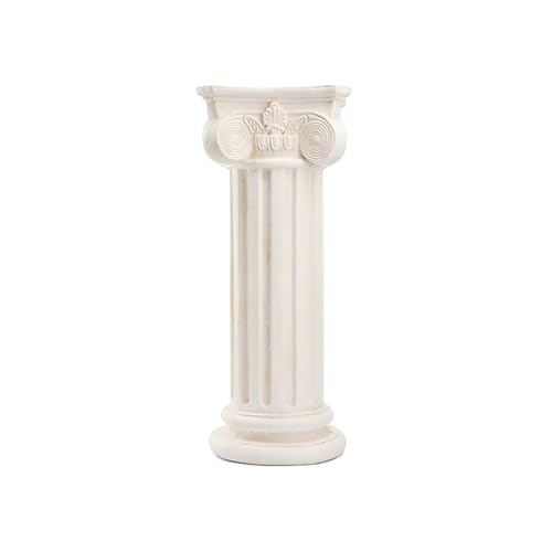 BSKJMMP Hochzeitssäulen und Säulen, weiße römische Sockel, Ständer, Spritzguss, Statue, Blumentopf für Party, Veranstaltung, dekorativ (73,5 x 30 x 30 cm) von BSKJMMP