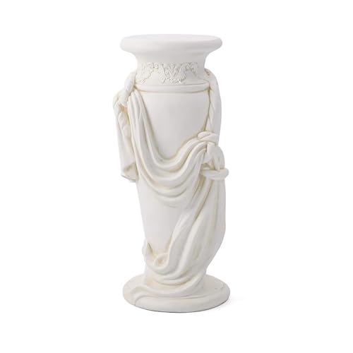 BSKJMMP Hochzeitssäulen und Säulen, weißer römischer Sockel, Ständer, Spritzguss, Statue, Blumentopf für Party, Veranstaltung, dekorativ (74,5 x 31 cm) von BSKJMMP