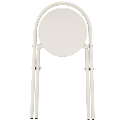 BSKJMMP Klapphocker, tragbarer Hocker, kleiner Campingstuhl, Outdoor-Hocker mit Rückenstütze, strapazierfähig, für den Innenbereich, hohe Barhocker mit Griff, 150 kg Kapazität (4 Stück) von BSKJMMP