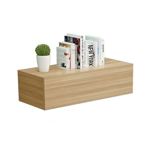BSKJMMP Wandregal Schwebend mit Schublade Holz Schwebe-Nachttisch Platzsparendes für Wohnzimmer Rustikal Wand Deko für Schlafzimmer BSKJMMP Wandregal Schwebend mit Schublade Holz Schwebe-Nachttisch Platzsparendes für Wohnzimmer Rustikal Wand Deko für Schlafzimmer von BSKJMMP