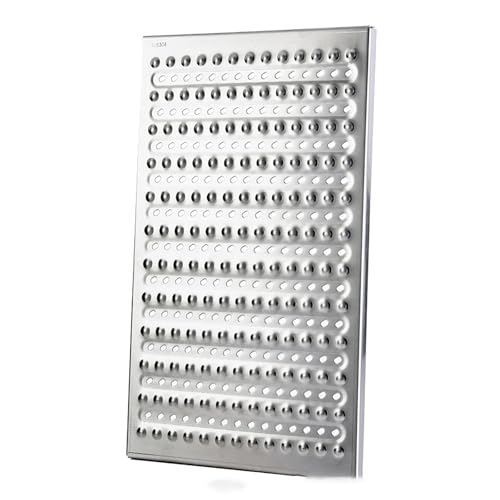 Dachrinnenschutz, 58 cm, 1 Stück, Dachrinnenschutz für Blätter, Edelstahl, robustes Netz zum Schutz von Schmutz (15 x 58 x 2,5 cm) von BSKJMMP