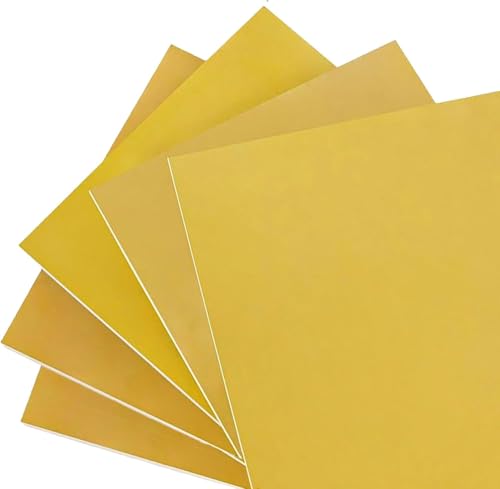 Epoxid-Isolierplatte, Hochtemperatur-Fiberglas, 5 Stück, 100 x 200 mm, Laminatplatte für elektronische DIY-Kits (5 mm) von BSKJMMP