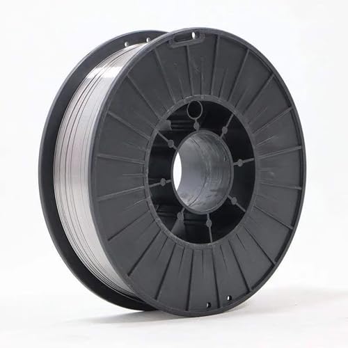 Flux Core Schweißdraht – E71T-GS – 4,5 kg Spule gasloser Baustahl MIG zum Schweißen von verzinkten Edelstahl-Projekten (1,0 mm, 4,5 kg) von BSKJMMP