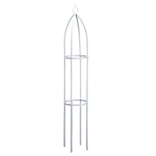 Garten-Obelisk-Rankgitter, Terrassenpflanze, Topfpflanzen-Unterstützung, leicht, für Kletterpflanzen, Ranken, Rosen und Pflanzen von BSKJMMP