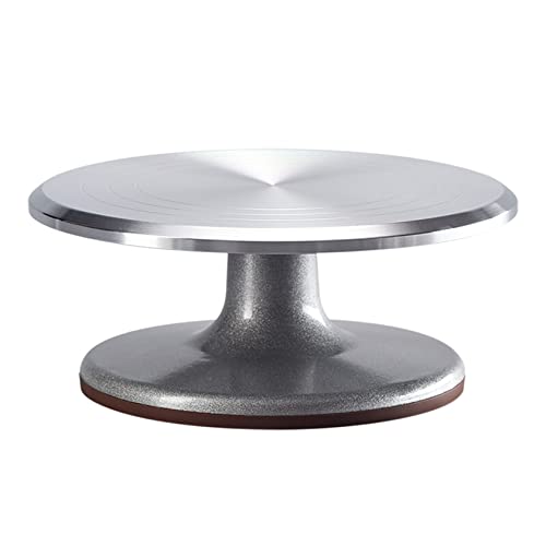 Lazy Susan Tortendekorations-Drehteller, 22,9 cm, drehbarer Kuchen-Ständer, Desserthalter, Serviertablett für Hochzeit, Geburtstag, Partys von BSKJMMP