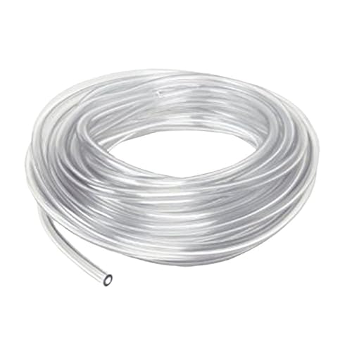 PVC-Schlauch aus transparentem Vinyl, 5 m, leichter Kunststoffschlauch, flexibler Luft-Vakuumschlauch für Aquarien, 8 mm Innendurchmesser x 10 mm Außendurchmesser von BSKJMMP