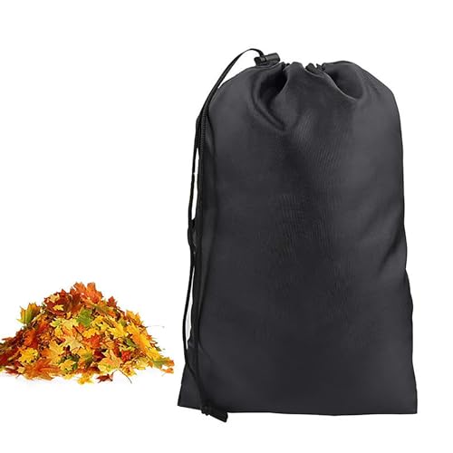 Rasentraktor Laubsack Ersatz 210D Oxford Schwarz Grasschnitt Sammler 244 x 142 cm Heavy Duty Wiederverwendbare Hofabfallsäcke von BSKJMMP