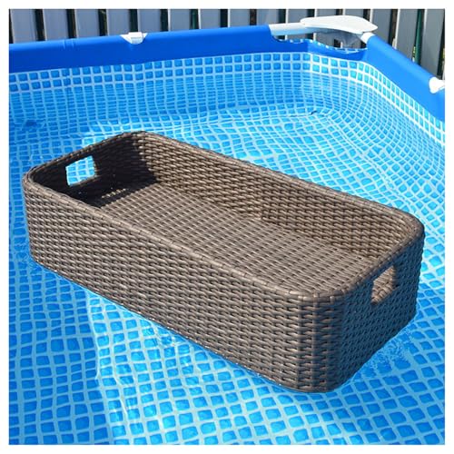 Schwimmendes Pool-Tablett, Serviertisch, Bar-Schwimmer für Erwachsene, Spas, Partys, schwimmendes Tablett für Getränke, Brunch Essen auf dem Wasser (Grag) von BSKJMMP