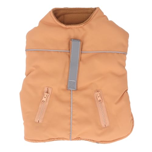 Dog Hardshell Jacket | Reflective Cold Weather Coat Water Impermeable for Large Dogs | Adjustable Warm Winter Jacket for Outdoor Walks/Night Adventures (M) von BSLSVGE