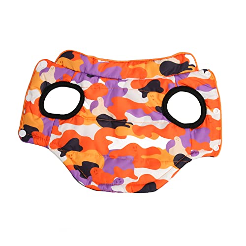 Festive Pet Vest | Reversible Ghost & Spooky Face Print Dog Coat/Cat Jacket | Soft & Warm Winter Apparel for Dogs/Cats | Breathable Polyester Costume (M) von BSLSVGE