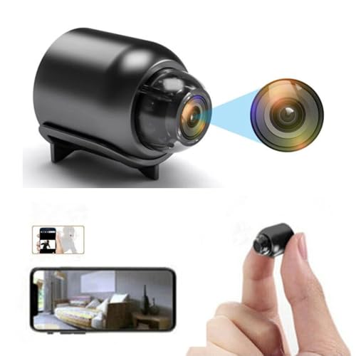 BSLVWG Mini Kamera,1080P WiFi versteckte Kamera geheime Kameras Mini Baby Home Security Micro Kleine Monitor Videokamera mit Bewegungserkennung App Steuerung von BSLVWG