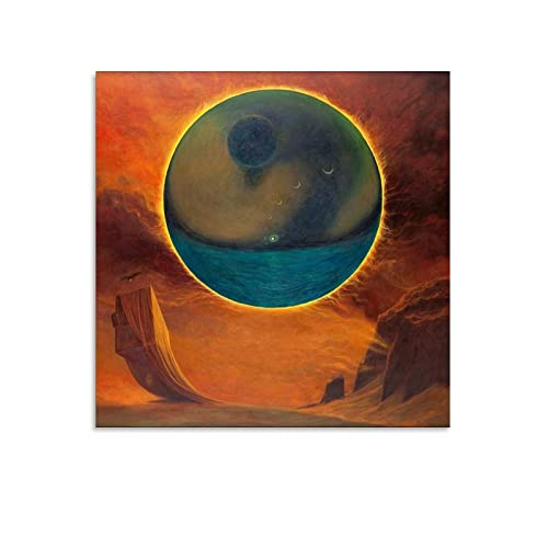 Zdzislaw Beksinski Surrealismus Magic Realismus Symbolik Abstrakte Kunst Malerei Poster Malerei Leinwand Wandkunst Wohnzimmer Poster Gemälde 70 x 70 cm von BSMY