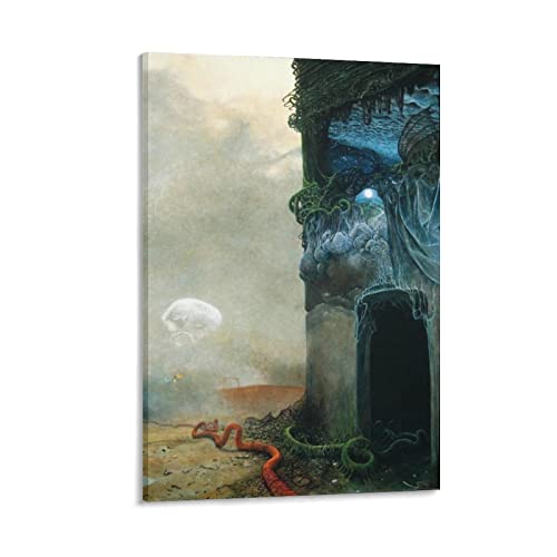 Zdzislaw Beksinski Surrealismus Magischer Realismus Symbolik Abstrakte Kunst Malerei Poster Wandkunst Poster Drucke Heimdekoration Bild Leinwand Malerei Poster 60 x 90 cm von BSMY