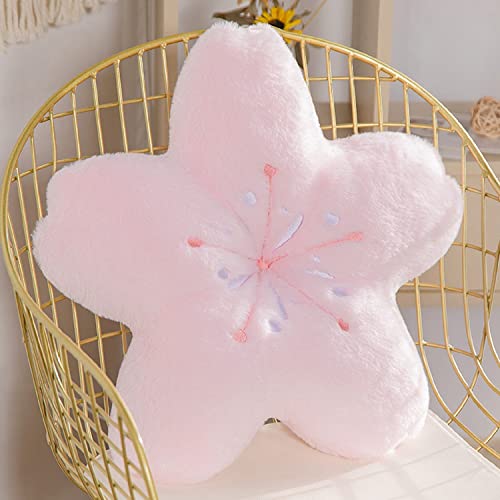 BSOMAM Kirschblütenkissen Kawaii Raumdekor Japanische Kawaii Stuff Ästhetische Plüschkissen Dekorativ für Mädchen Bett Sofa Auto von BSOMAM