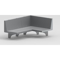 Ecksitzbank für Pop up Panikraum von BSSD Defence