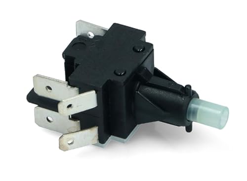 BSSTORE Zweipoliger Schalter für Waschmaschine, kompatibel mit 90434770. E0033 von BSSTORE